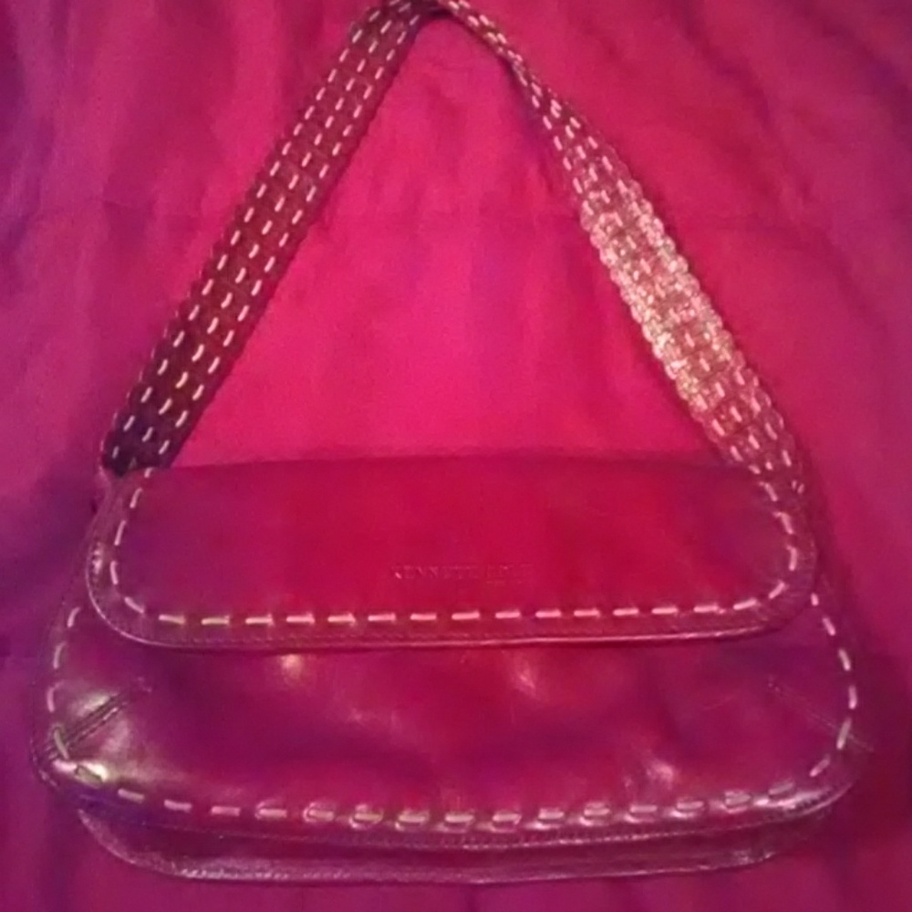 Red handbag